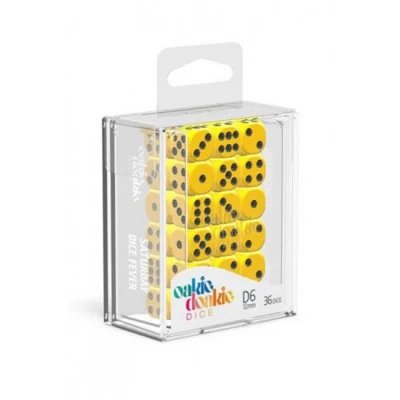 D6 Dice 12 Mm Solid - Yellow (36) Main