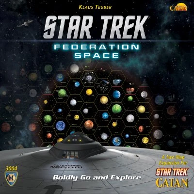 Star Trek: Catan - Federation Space Map Set Main