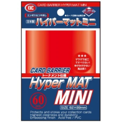 KMC MINI HYPER MAT RED SLEEVES (60) Main
