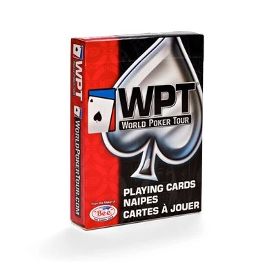Carte World Poker Tour Rosso Main