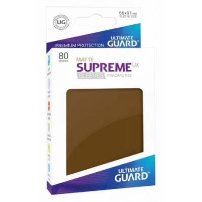 Supreme Ux Sleeves Standard  Matte - Brown (80) Main