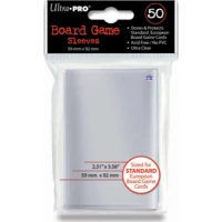 50 Bustine Ultra-Pro: Standard European Ultra Clear (59x92 mm) (82602-1)