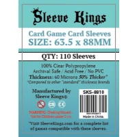 Sleeve Kings Card Game Card Sleeves (63.5x88mm) 110 Pack 60 Microns