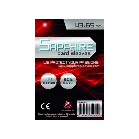 Sapphire: 100 Bustine Mini Chimera (43 x 66 mm) (Red) Main