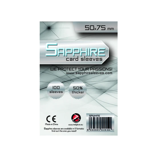 Sapphire: 100 Bustine (50 x 75 mm) (White) Main