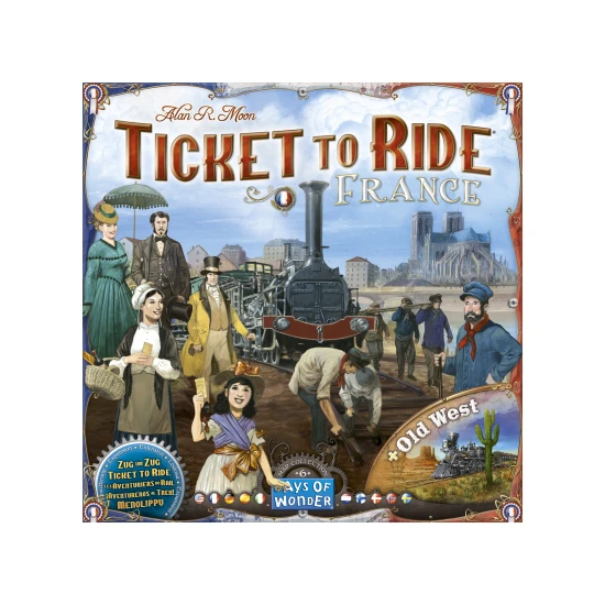 Ticket to Ride Map Collection: Volume 6 – France & Old West Main