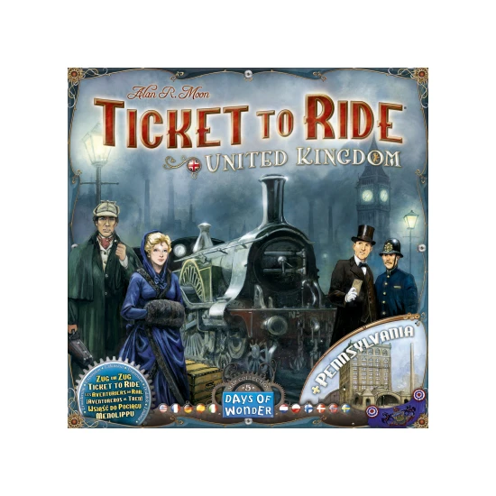 Ticket to Ride Map Collection: Volume 5 – United Kingdom & Pennsylvania 
