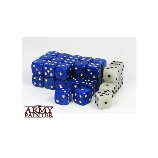 Army Painter - Wargaming Dice: Blue/White (36) Main