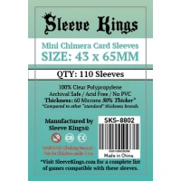 Sleeve Kings Mini Chimera Card Sleeves (43x65mm) 110 Pack 60 Microns