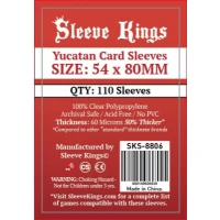 Sleeve Kings Yucatan Card Sleeves 54x80mm -110 Pack 60 Microns