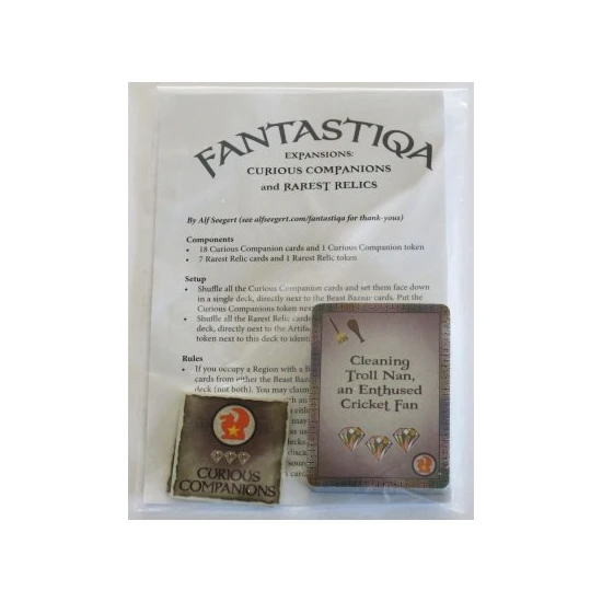 Fantastiqa: Curious Companions and Rarest Relics Expansion Main