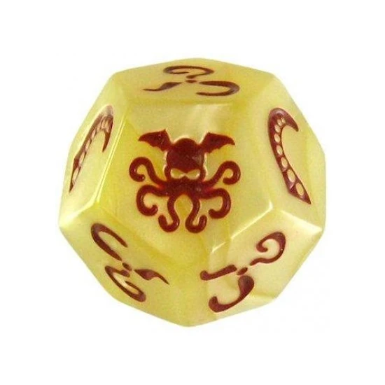 Cthulhu Dice Game - Giallo/Rosso Main
