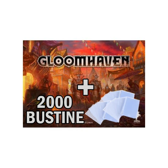 BUNDLE: Gloomhaven + Set Completo Bustine Protettive (20) Main