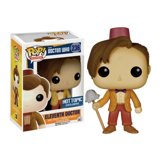 Funko Pop! Television: Doctor Who - 11th Doctor with Fez/Mop 5718 Main