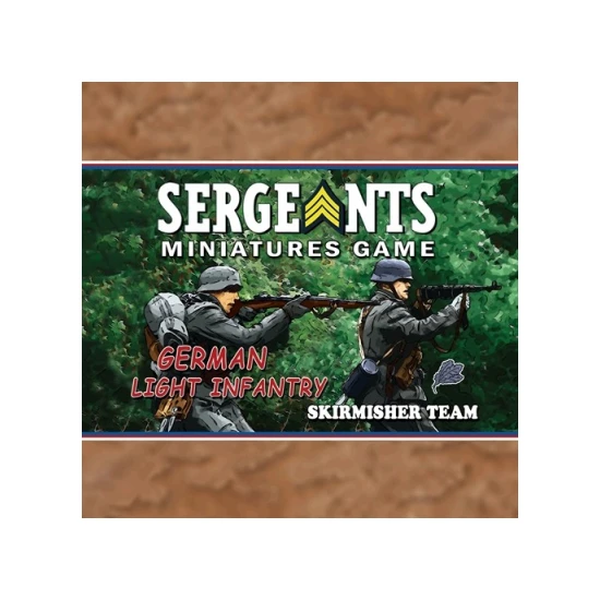 Sergeants Miniatures Game GLI Skirmishers Specialist Team Main