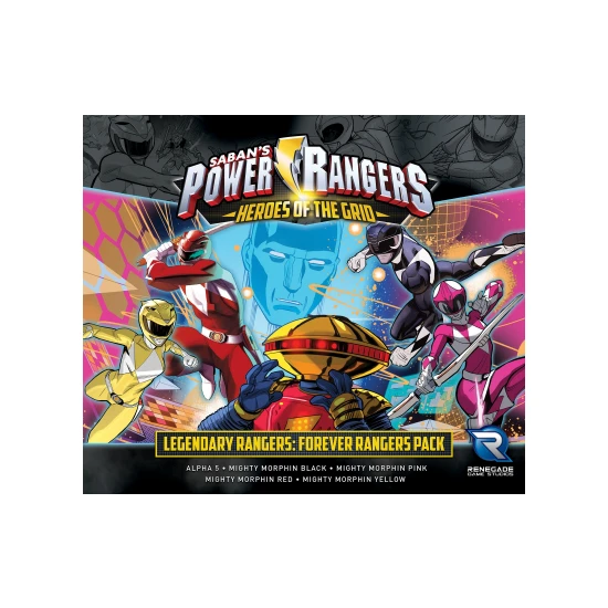 Power Rangers: Heroes of the Grid – Legendary Ranger Forever Rangers Main