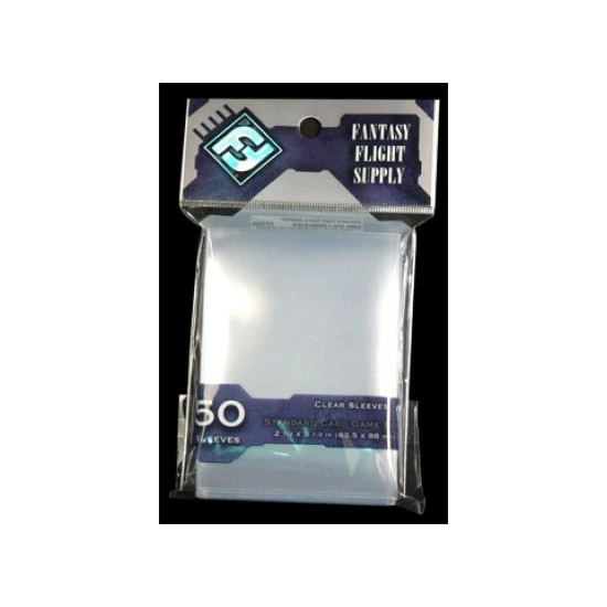 FFG: 50 Clear Sleeves - Standard Card Game Pack (63.5x88 mm) (FFS05) Main