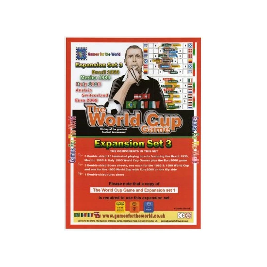 The World Cup Game:  Expansion Set 3 Main