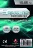 Sapphire: 100 Bustine Mini Euro (45 x 68 mm) (Azure)