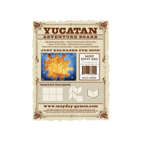 Catan: Yucatan Adventure Board