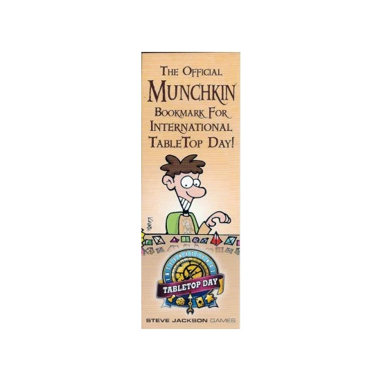 The Official Munchkin Zombies Bookmark of Shelter Skelter Dice Quest NEW Promo