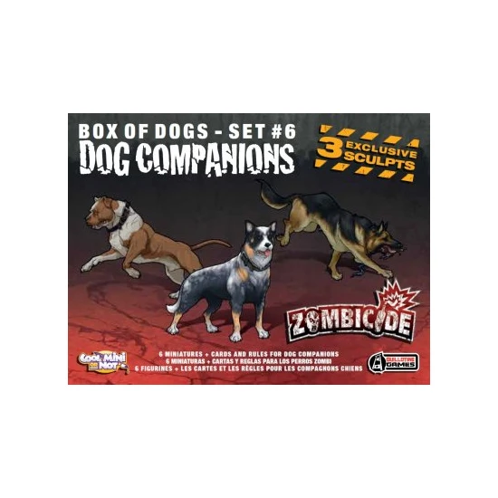 Zombicide Box of Dogs Set #6: Dog Companions (Edizione Inglese)